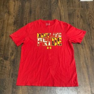 Mens Maryland Pride Under Armour Tshirt